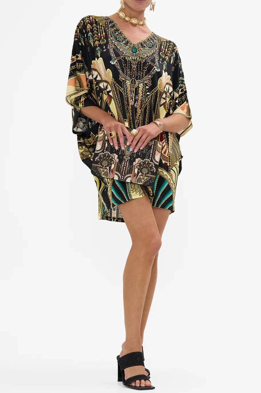 CAMILLA Bat Sleeve Dress They Called her Nefrertari Magpie Style