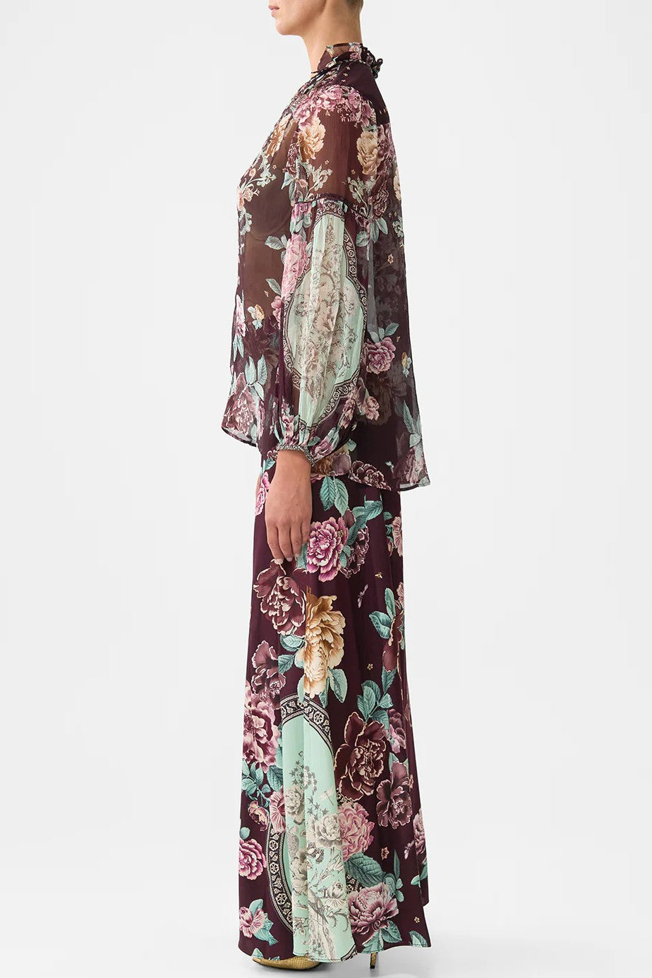 CAMILLA Frill Collared Blouse - If These Tiles Could Talk - Magpie Style