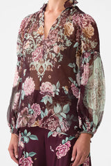 CAMILLA Frill Collared Blouse - If These Tiles Could Talk