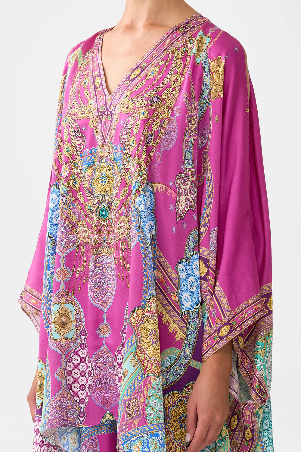 CAMILLA Split Shoulder Short Kaftan - Concubines Sultans & Courtiers - Magpie Style