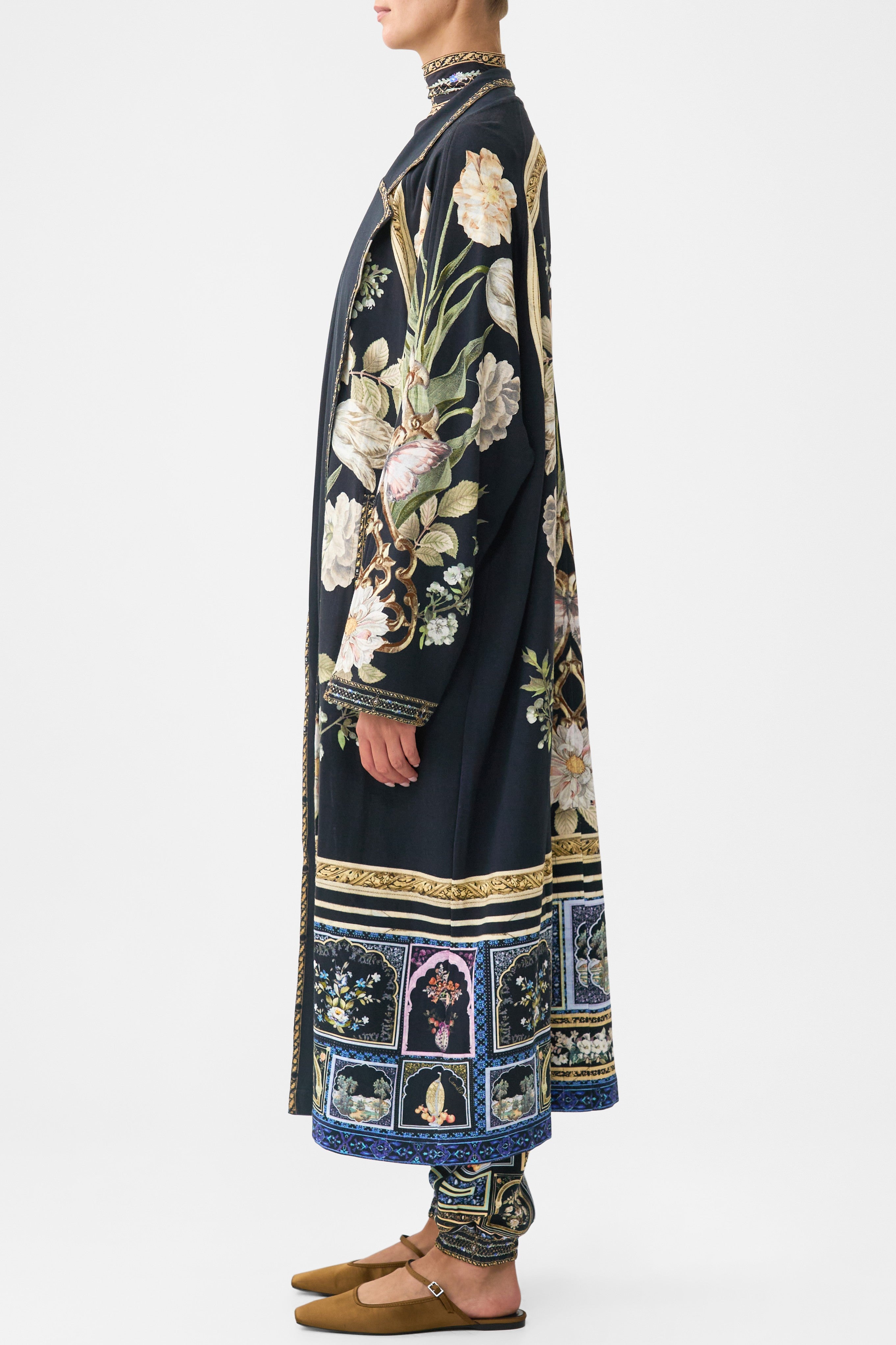 CAMILLA Sweat-Trench Coat - Ottoman Elegance - Magpie Style