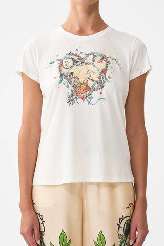 CAMILLA Slim Fit Round Neck T-Shirt - House of Horoscopes