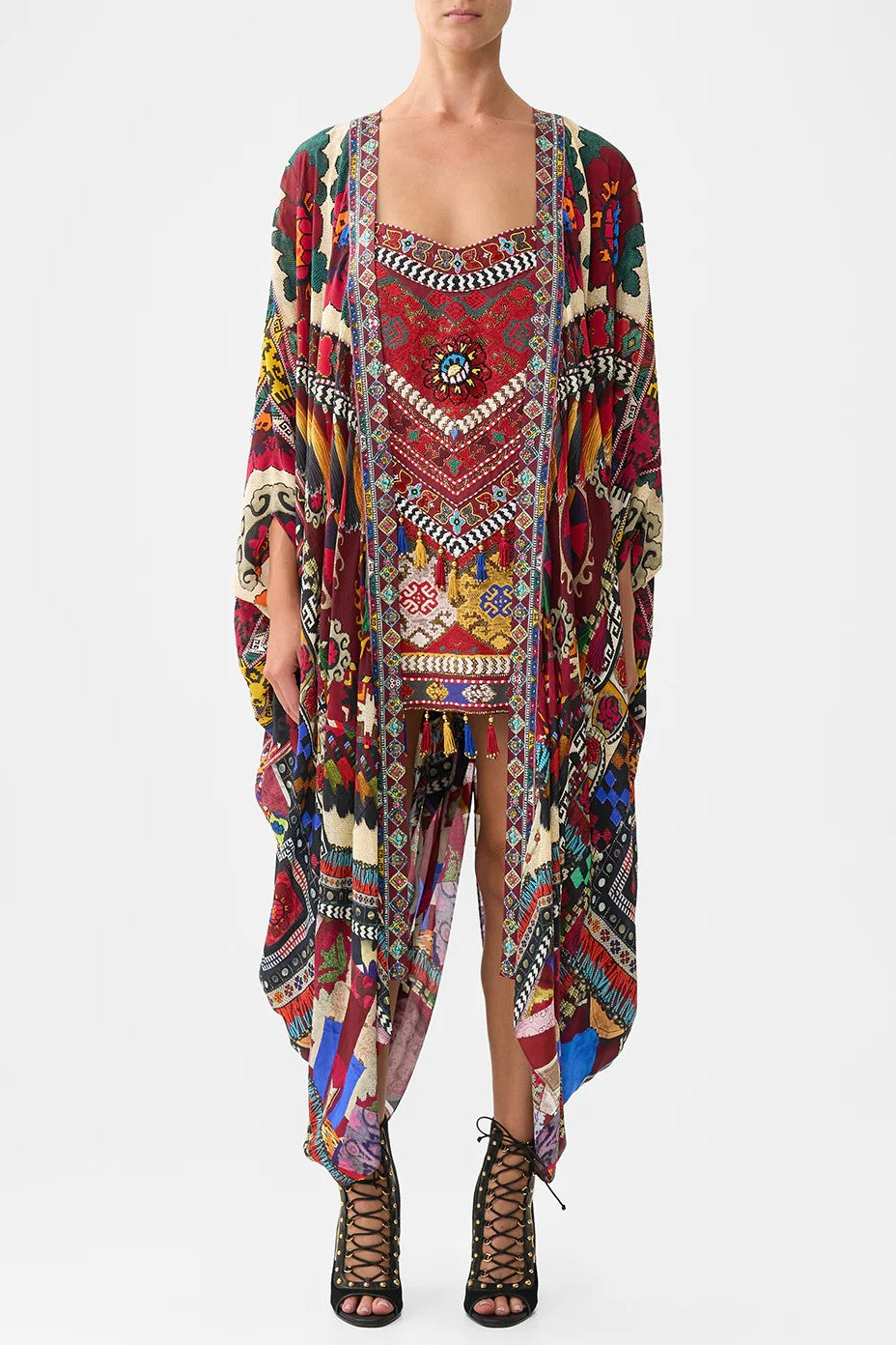CAMILLA Layer with Centre Back Panel - Patchwork Alchemy - Magpie Style