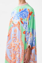 CAMILLA High Collar Kaftan with Tie - Topkapi Pop - Magpie Style