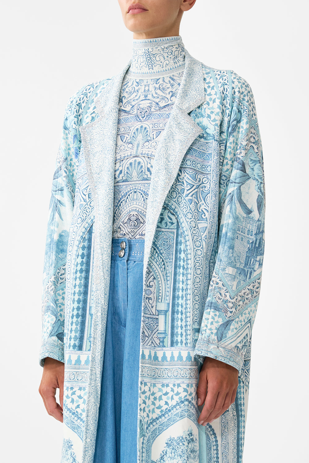 CAMILLA Sweat-Trench Coat - The Hum Of The Alhambra - Magpie Style