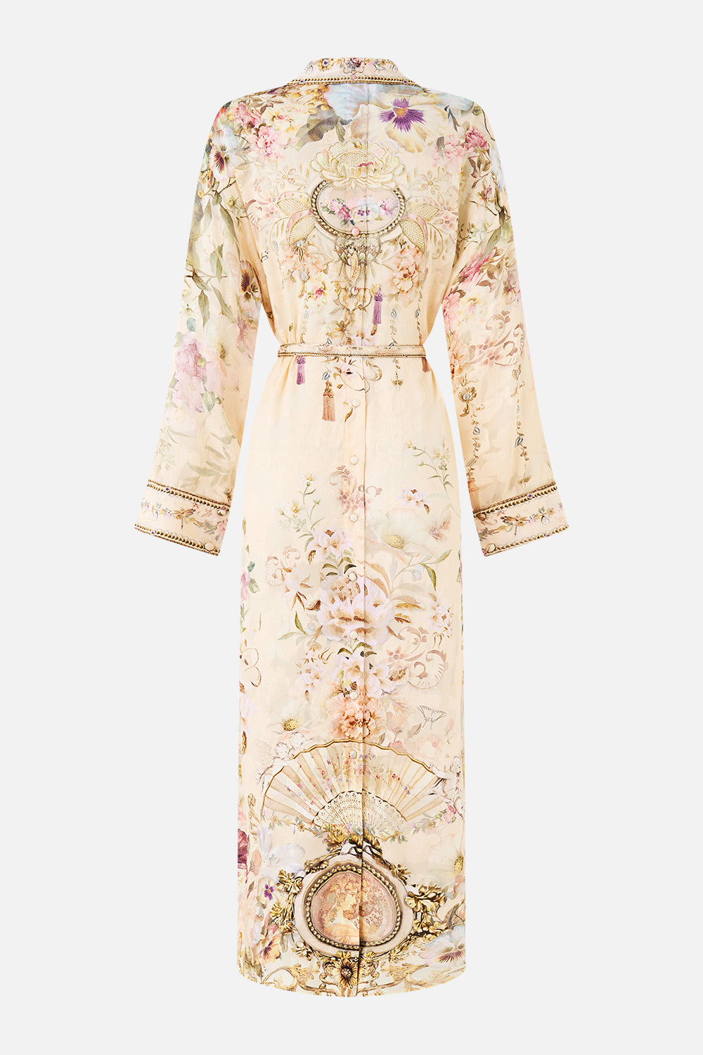 CAMILLA Shirt Dress with Back Button Detail - Adorned In Aranjuez - Magpie Style