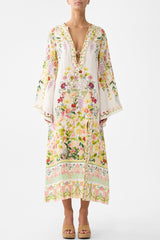 CAMILLA Deep V Neck Hardware Kaftan - The Call of Catalonia