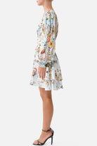 CAMILLA Button Front Frill Dress - Seville Sweetheart - Magpie Style