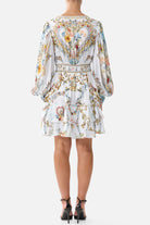 CAMILLA Button Front Frill Dress - Seville Sweetheart - Magpie Style