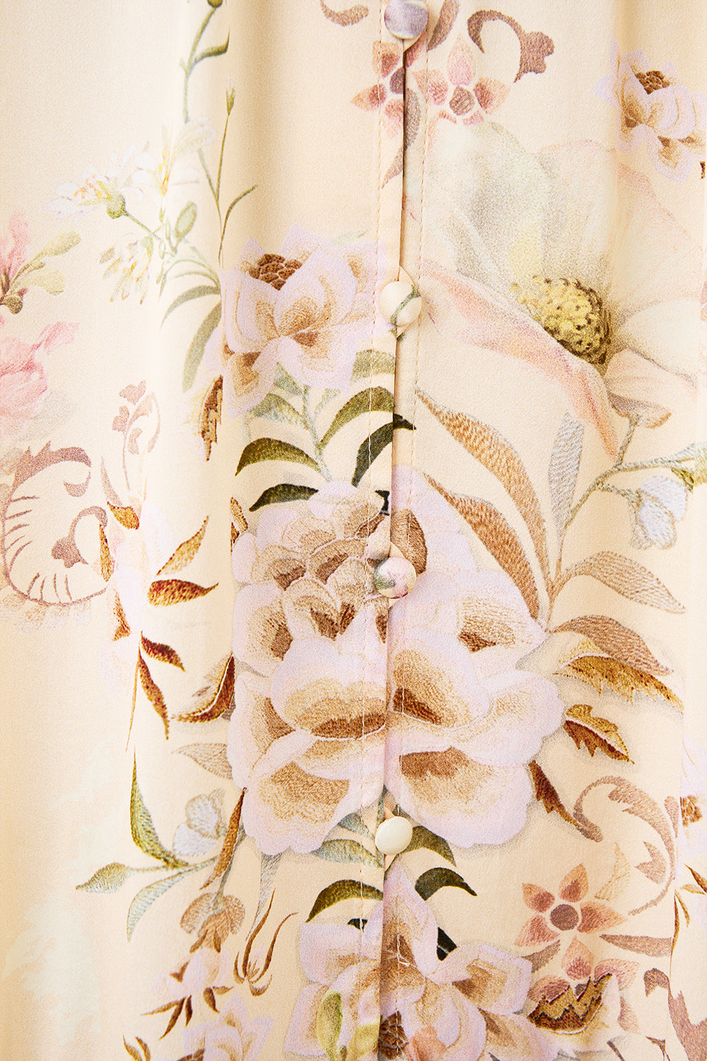 CAMILLA Long Button Front Dress - Adorned In Aranjuez - Magpie Style