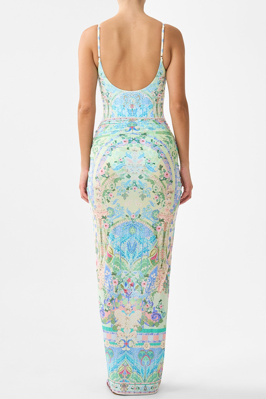 CAMILLA Multi Wear Long Sarong - Midsummer Mosaics - Magpie Style