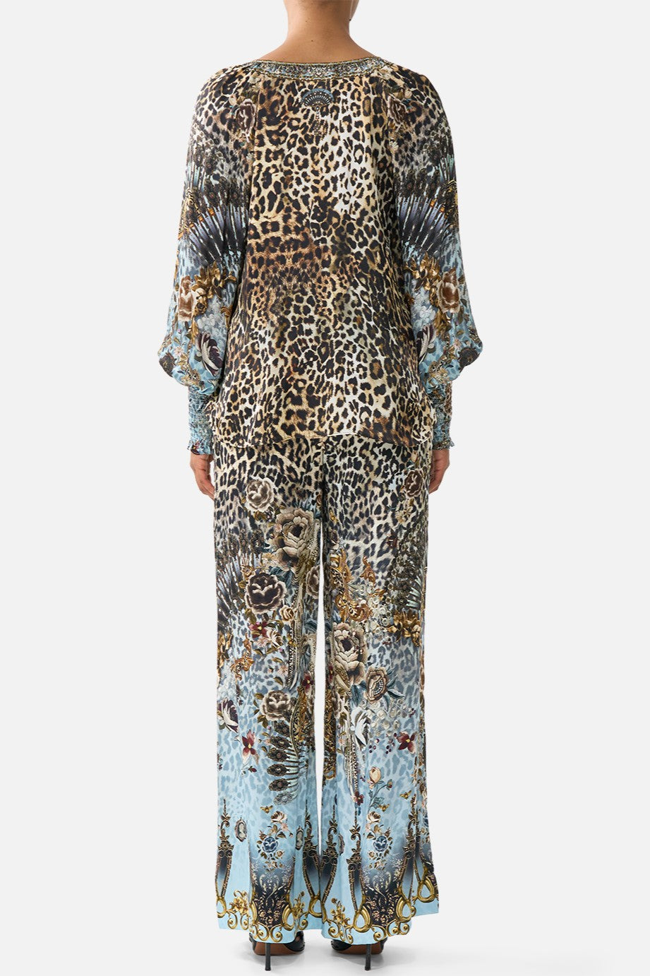 CAMILLA Shirred Cuff Blouse - Fiesta, Siesta, Repeat - Magpie Style