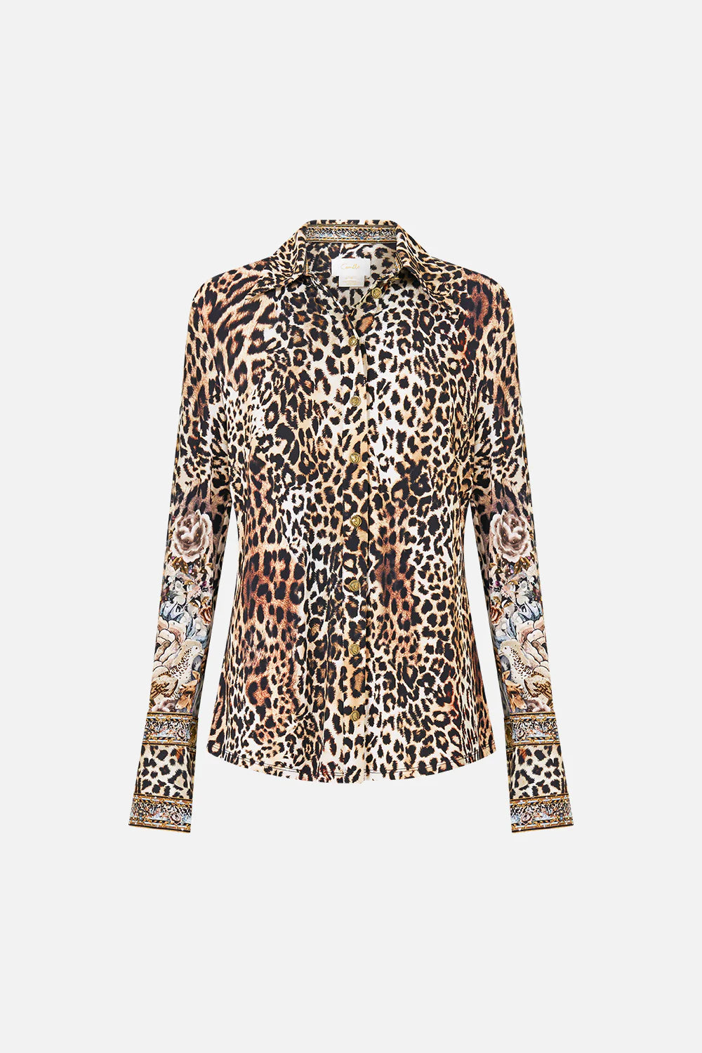 CAMILLA  Fitted Jersey Shirt - Fiesta, Siesta, Repeat - Magpie Style