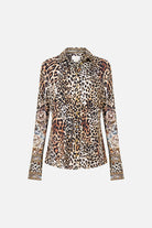 CAMILLA  Fitted Jersey Shirt - Fiesta, Siesta, Repeat - Magpie Style