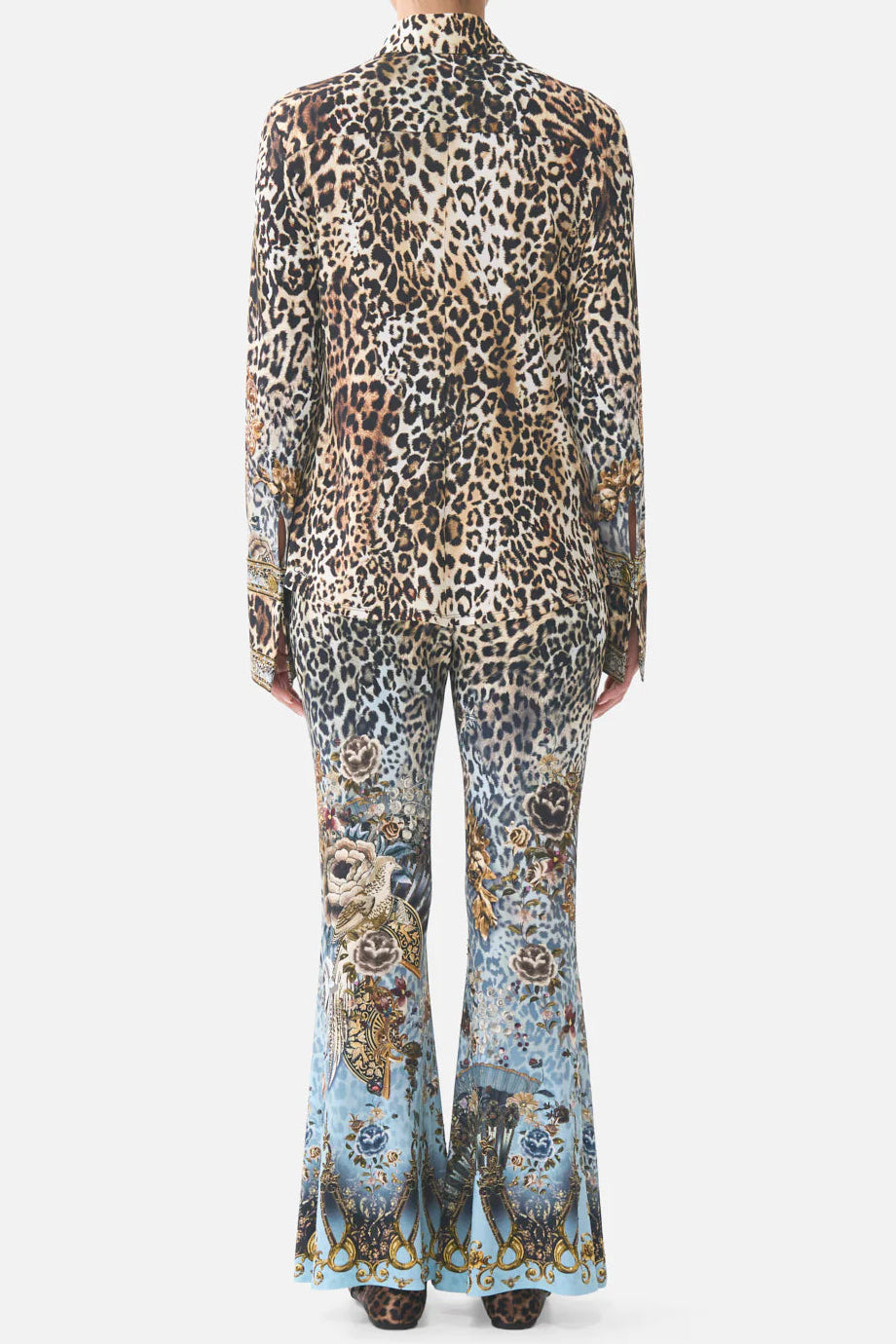 CAMILLA  Fitted Jersey Shirt - Fiesta, Siesta, Repeat - Magpie Style