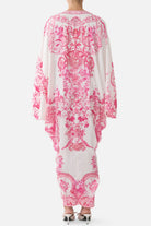 CAMILLA T Shape Long Kaftan - Livin La Vida Rosa - Magpie Style