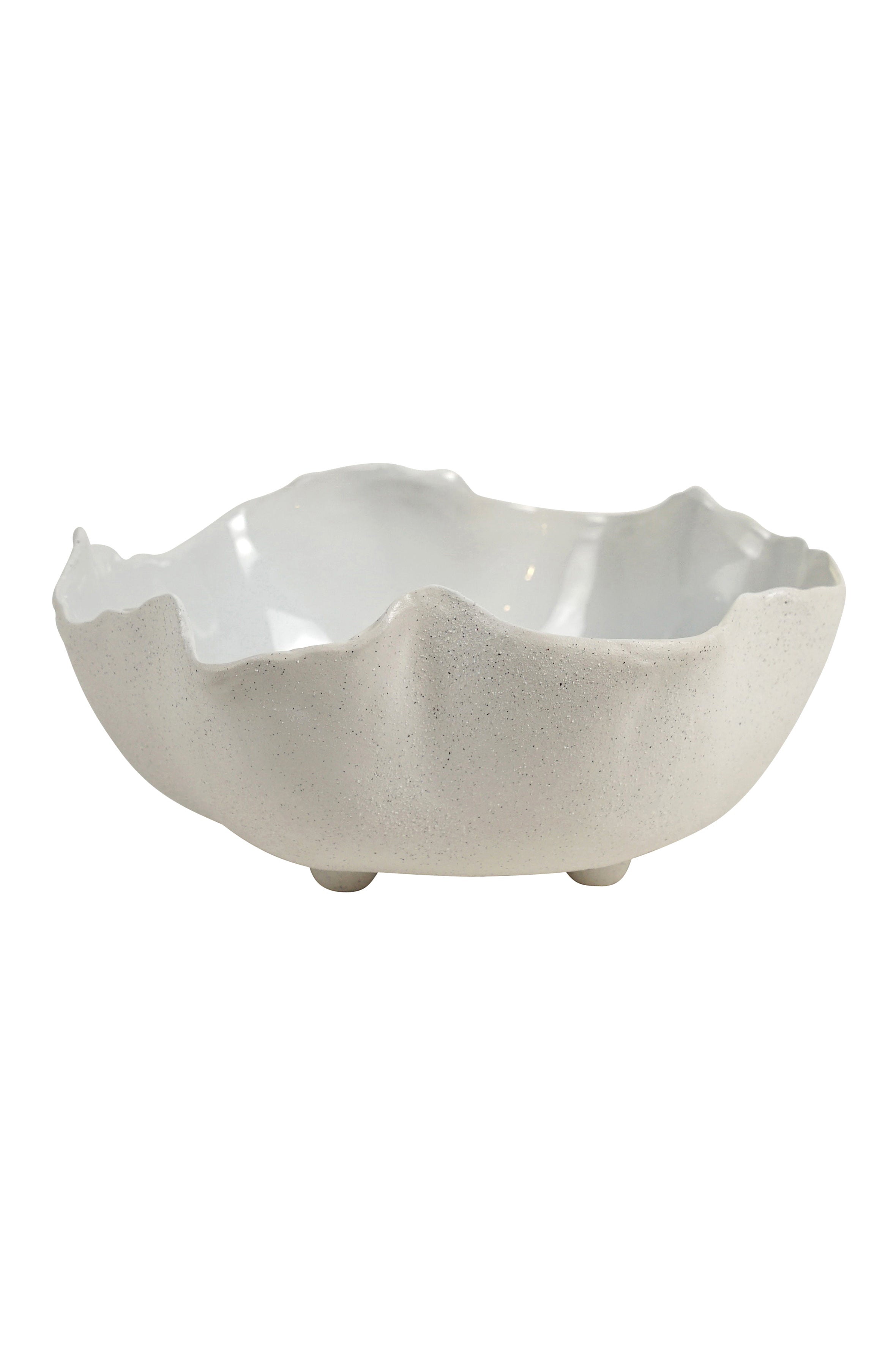 Vega Stone White Wave Bowl - Magpie Style