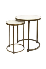 Round Gold Nesting Tables