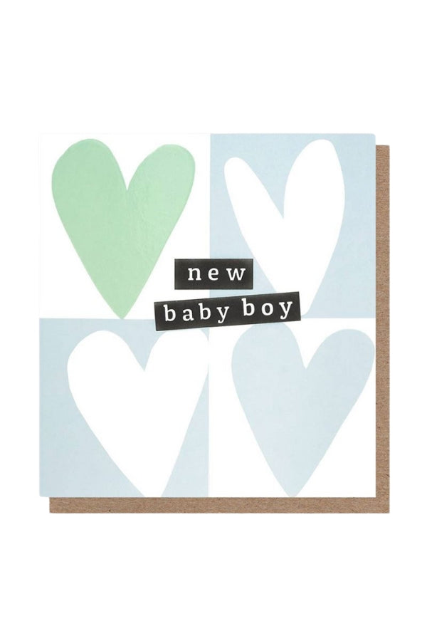 New Baby Boy - Card - Magpie Style