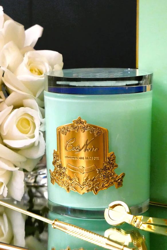 COTE NOIRE Persian Lime, Jade Candle, Crystal Lid - Gold 450g - Magpie Style