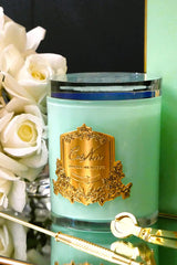 COTE NOIRE Persian Lime, Jade Candle, Crystal Lid - Gold 450g