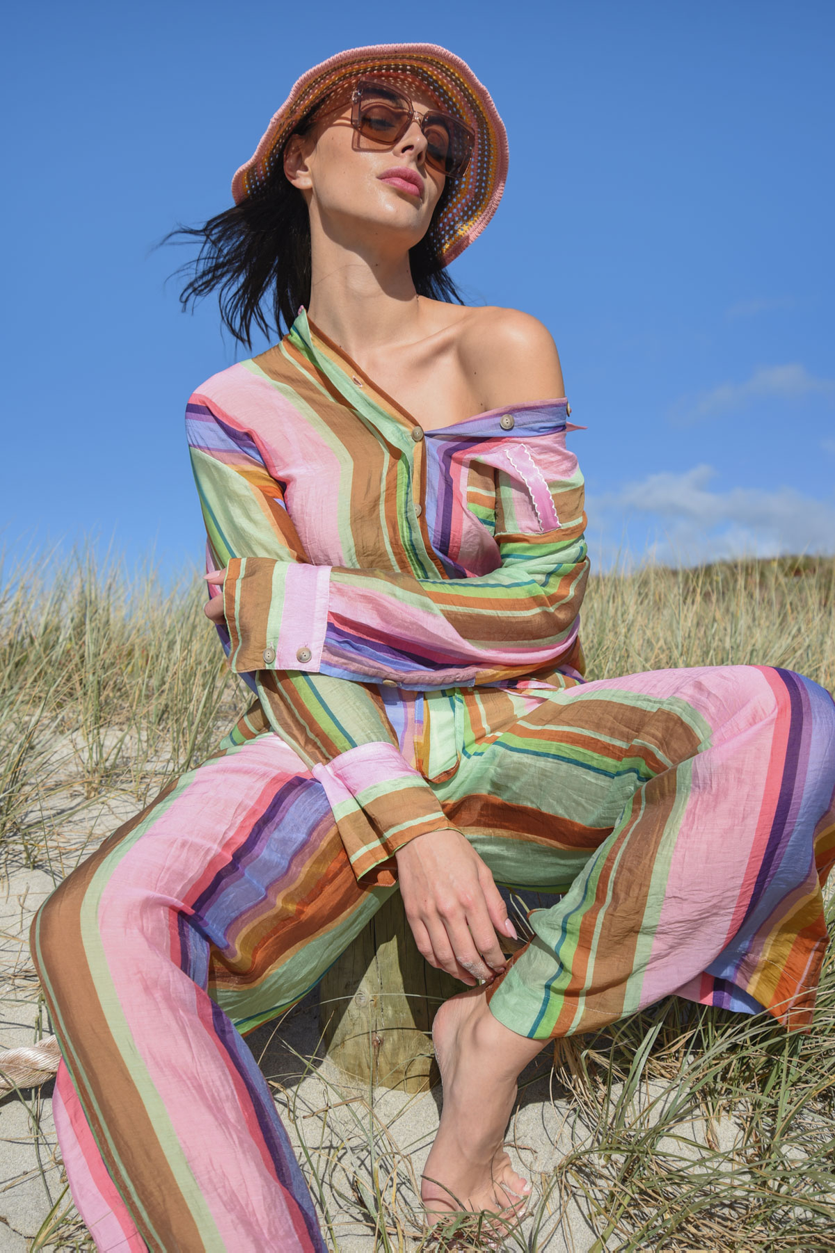 COOPER Look Ahead Shirt - Candy Stripe