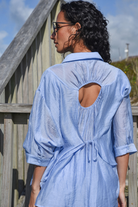 COOPER Unbuttoned + Unbothered Shirt - Cornflower Blue