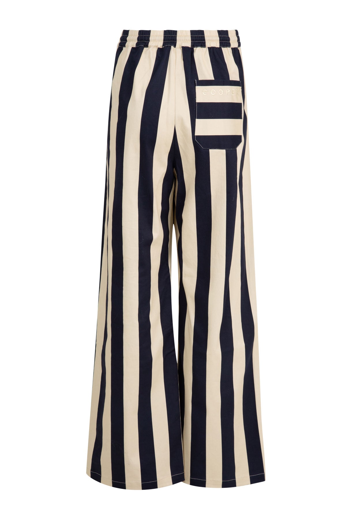 COOPER Back To Track Pants - Navy Stripe - Magpie Style