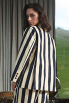 COOPER Cooper Club Jacket - Navy Stripe - Magpie Style