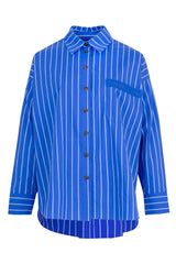 COOPER A-Shirt Your Eyes Shirt - Blue Stripe