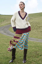 COOPER A Joyful Drop Skirt - Multi Stripe - Magpie Style