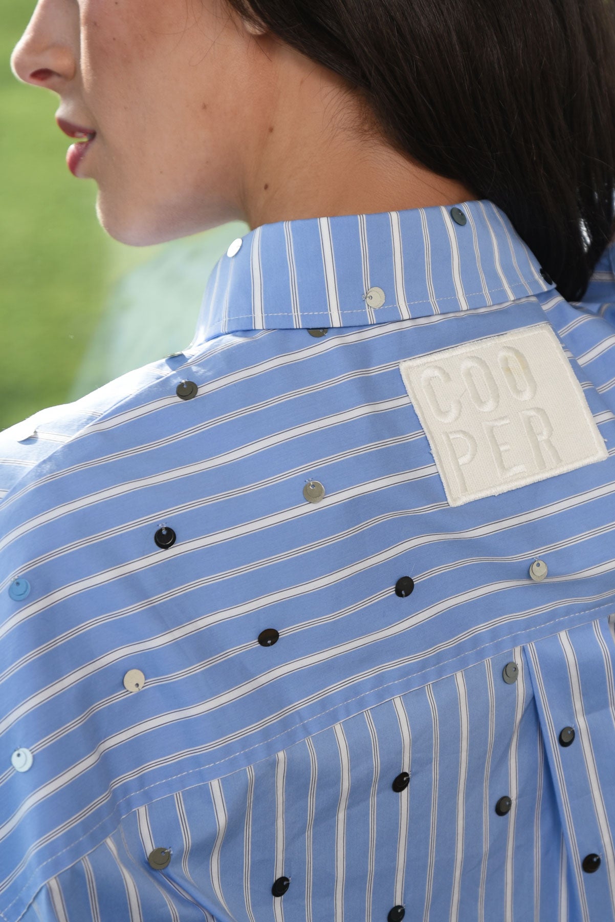 COOPER Play The Long Game Shirt - Blue Stripe - Magpie Style