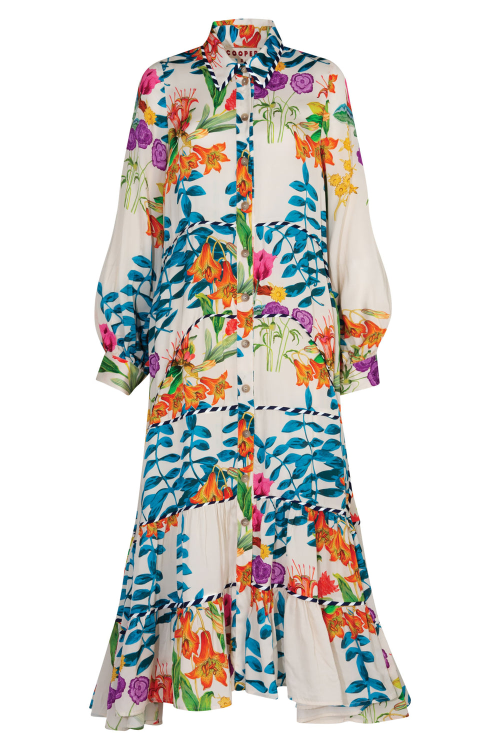 COOPER Love To The Maxi-Mum Dress - Cream Floral