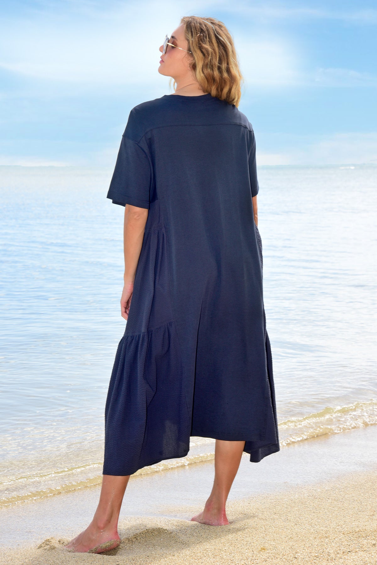 COOPER Throw Me Some Shade Dress - Navy - Magpie Style