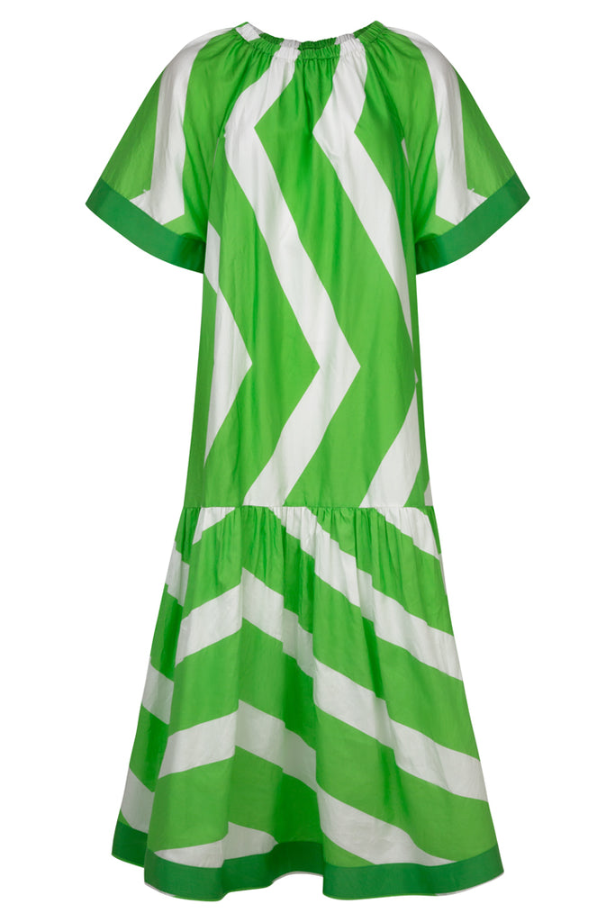 COOPER Solar Eclipse Dress - Green - Magpie Style