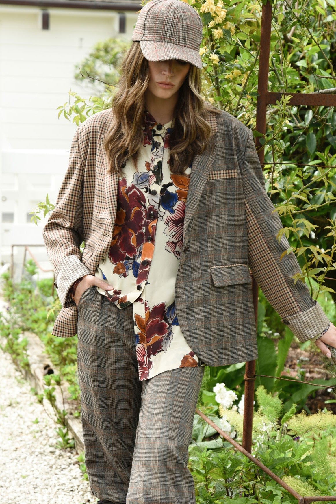 COOPER Criss-Crossed Jacket - Multi Check - Magpie Style