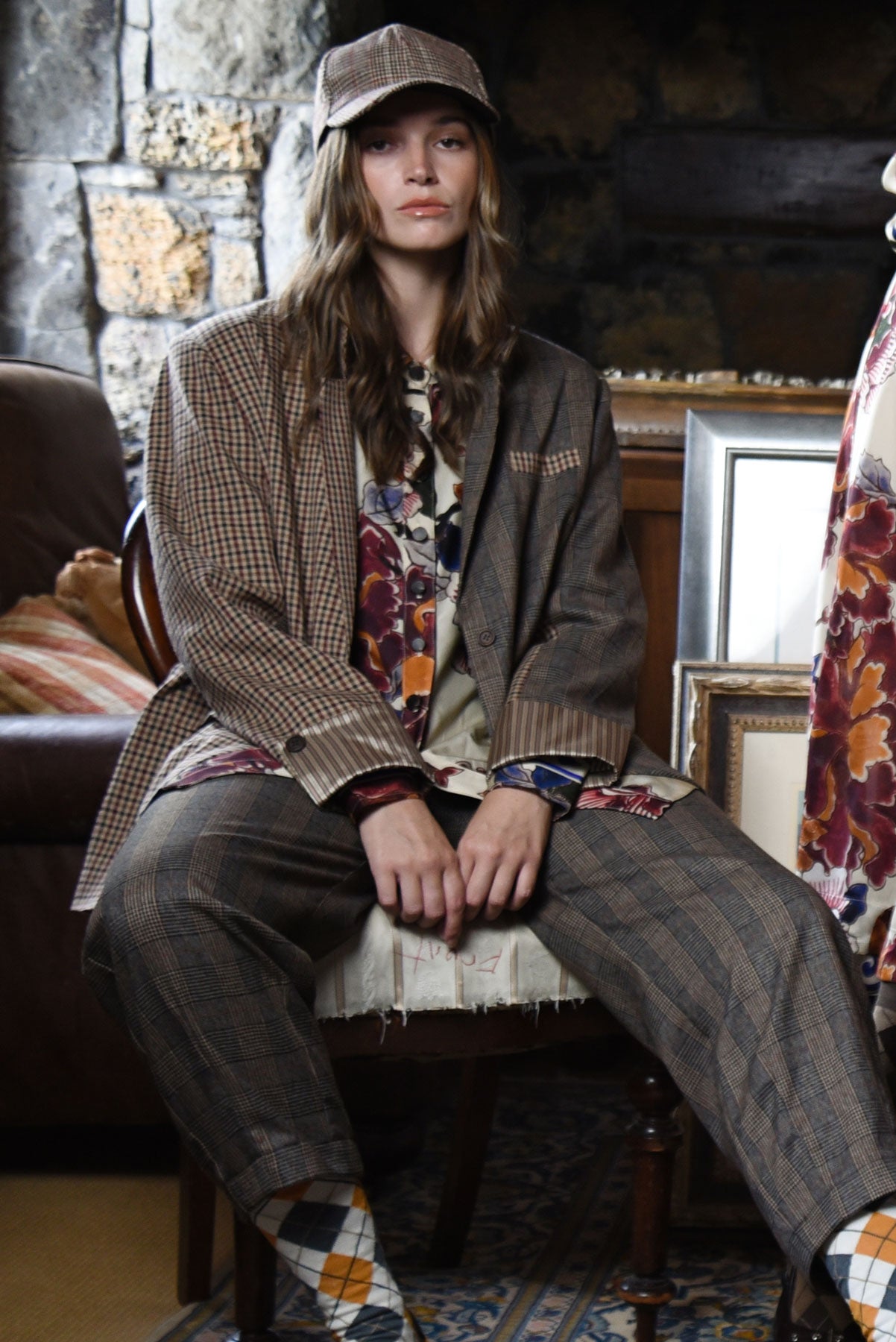 COOPER Criss-Crossed Jacket - Multi Check - Magpie Style