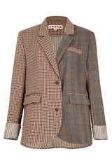 COOPER Criss-Crossed Jacket - Multi Check