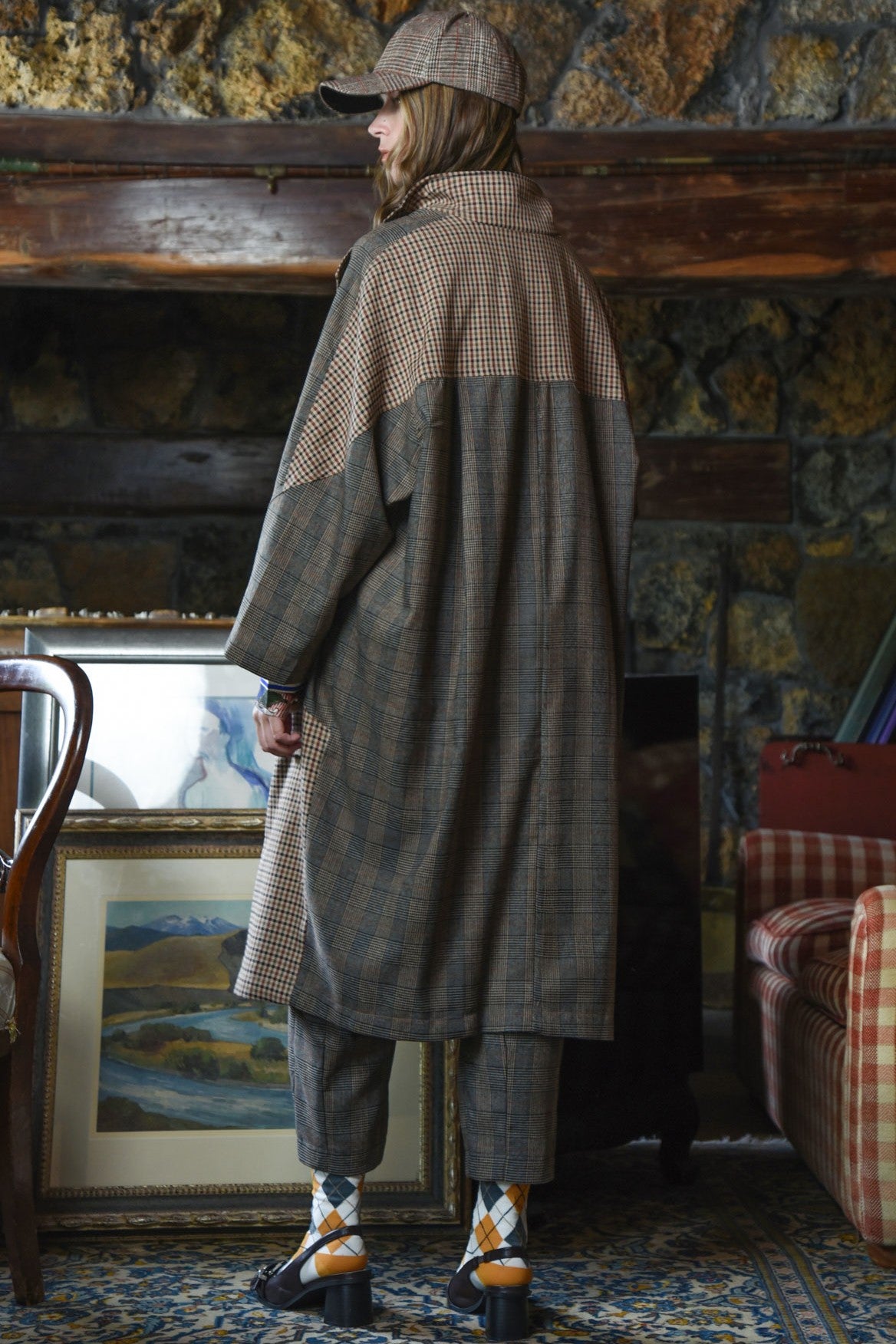 COOPER Splice Of Heaven Coat - Multi Check - Magpie Style