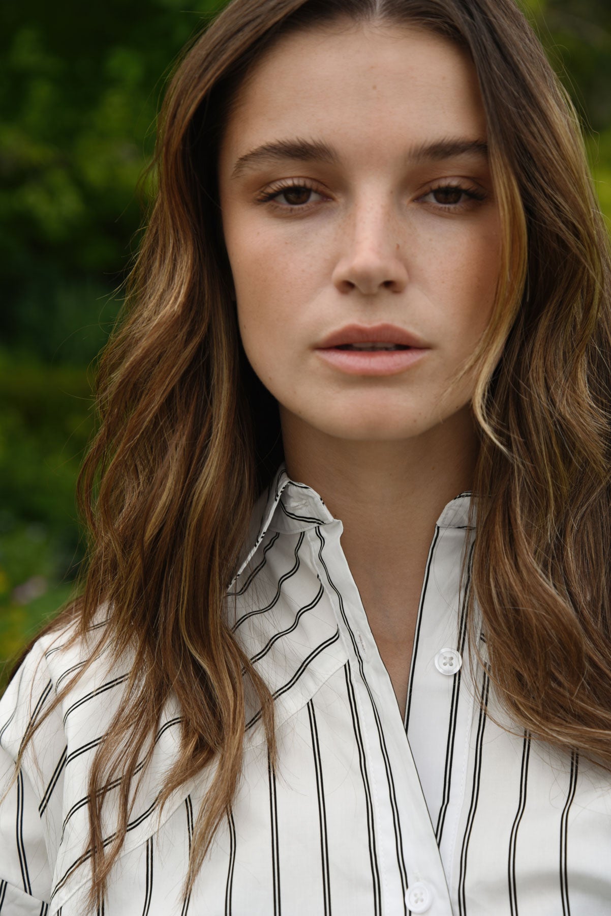 COOPER Yoke Of Luck Shirt - White Stripe - Magpie Style