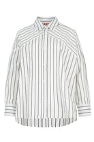 COOPER Yoke Of Luck Shirt - White Stripe - Magpie Style