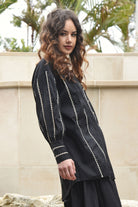 CURATE Stop The Press Shirt - Black - Magpie Style