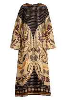 CURATE Charge It To My Room Dress - Border Spot - Magpie Style