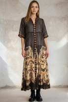 CURATE High and Rising Dress - Border Spot - Magpie Style