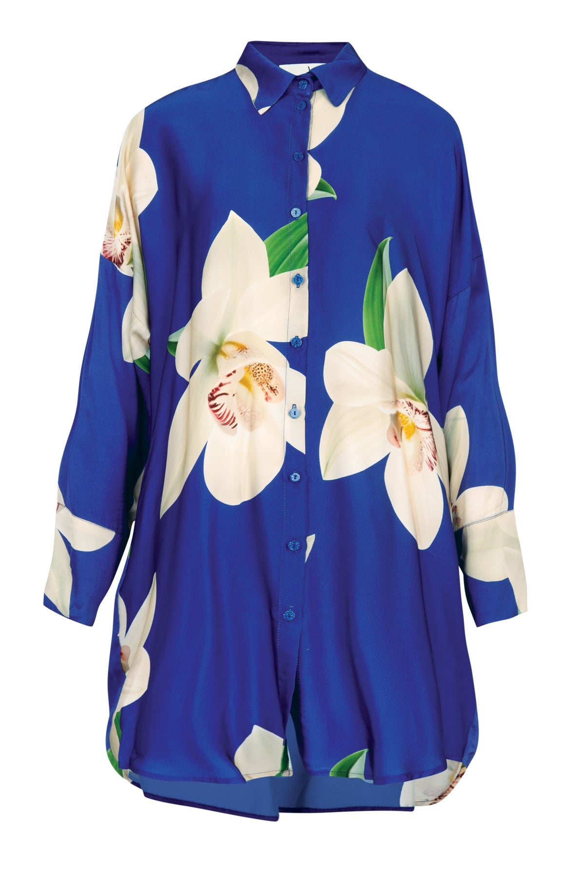 CURATE Something Borrowed Shirt - Blue Orchid