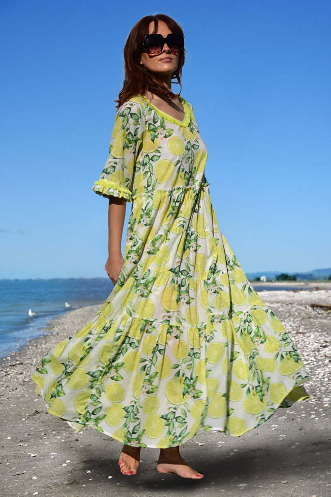 CURATE Afternoon Delight Dress - Lime - Magpie Style