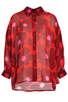 CURATE Behind Her Back Shirt - Pink/Red - Magpie Style