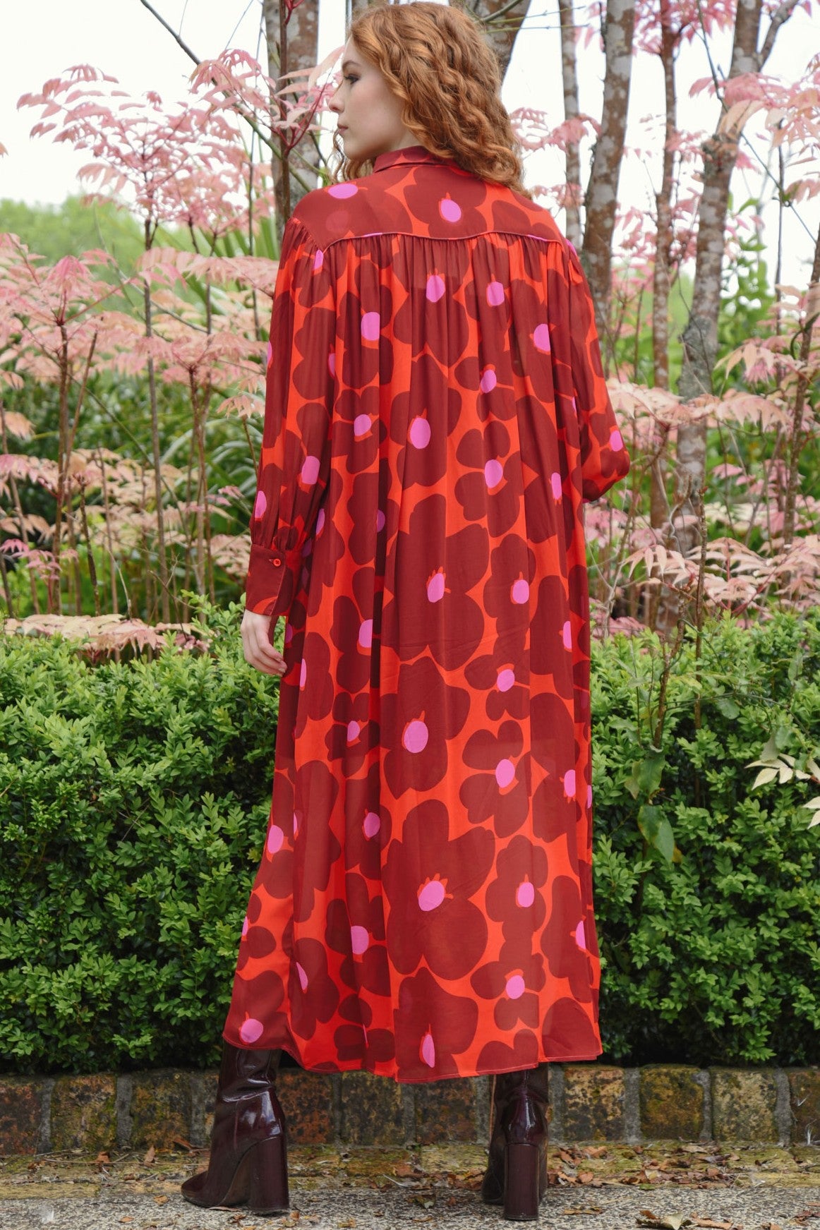 CURATE Night By Night Dress - Pink/Red - Magpie Style