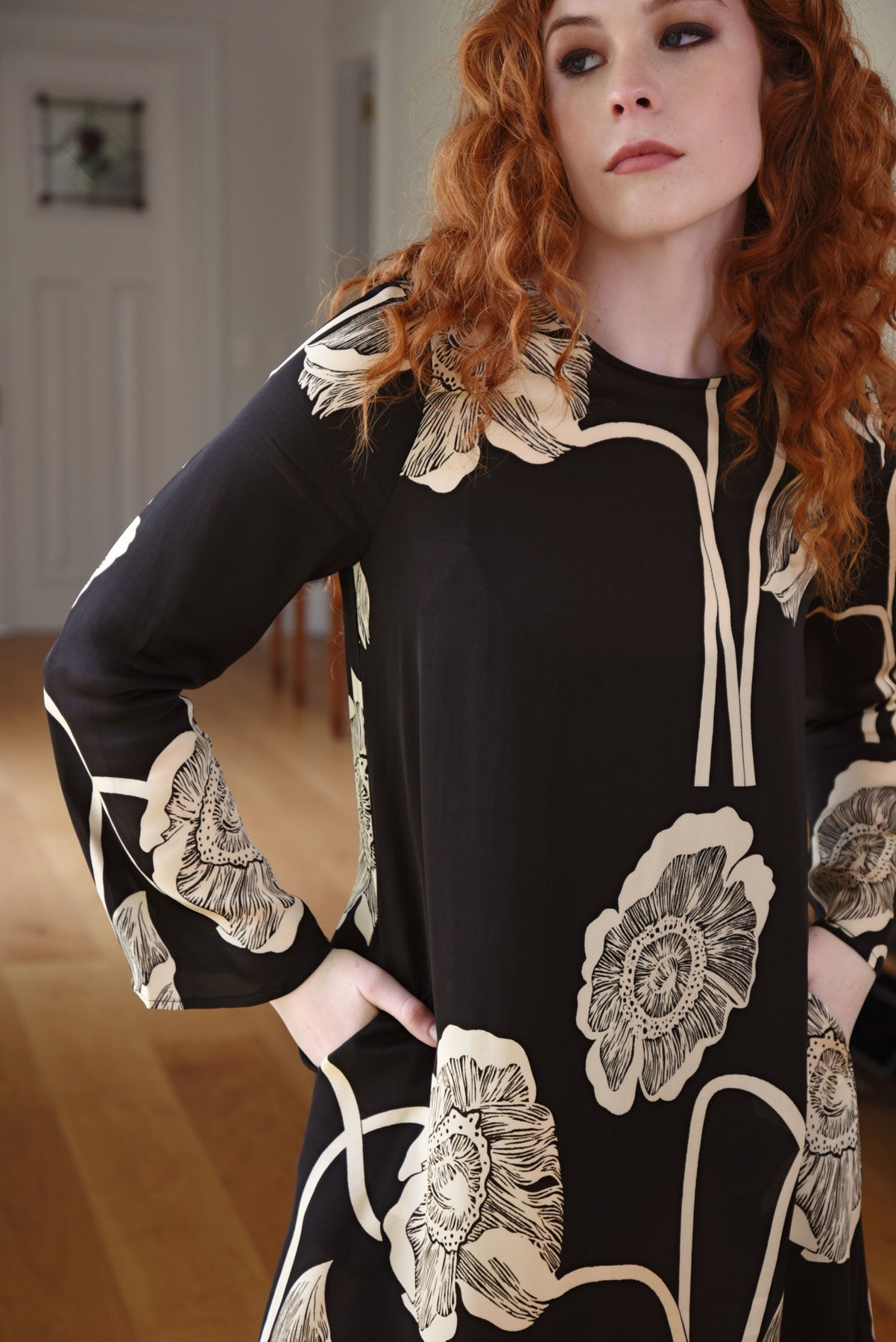 CURATE Charge It To My Room Dress - Black - Magpie Style