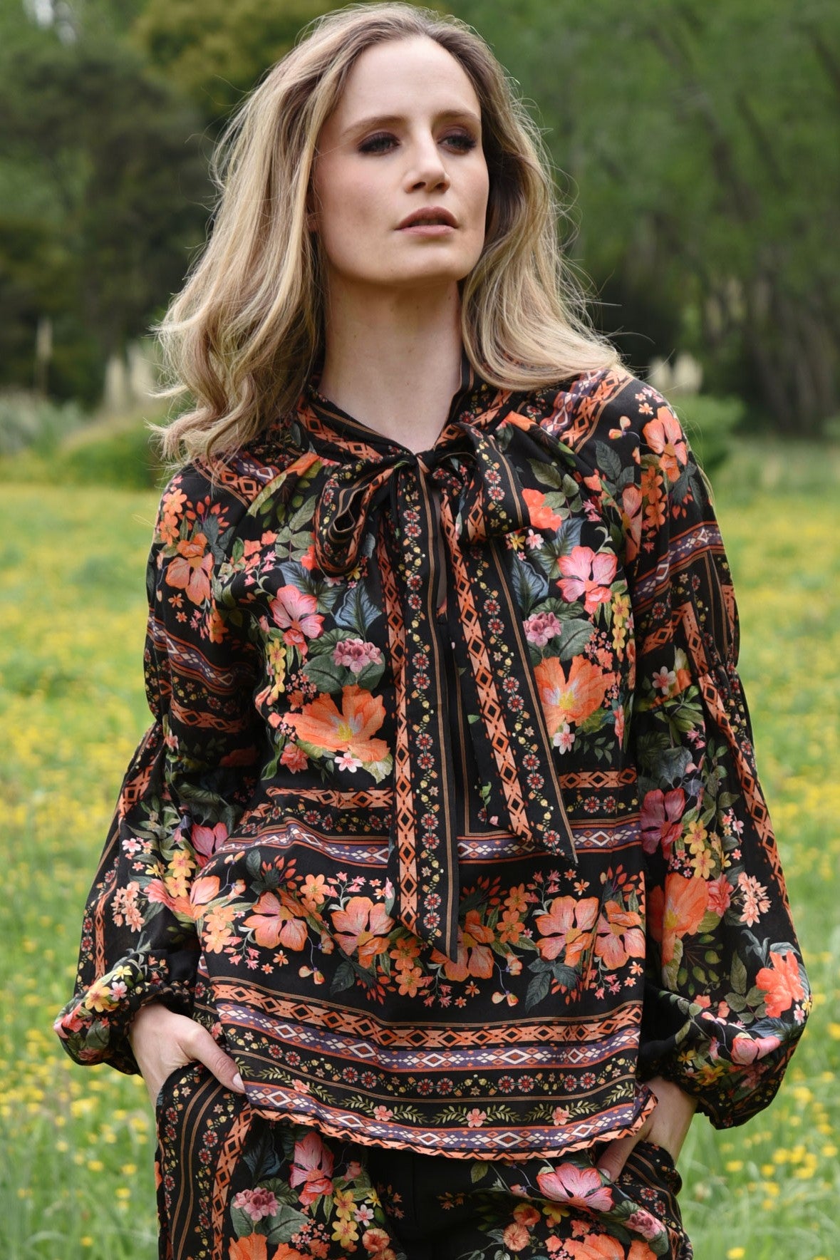 CURATE Keep Your Cool Blouse - Black - Magpie Style